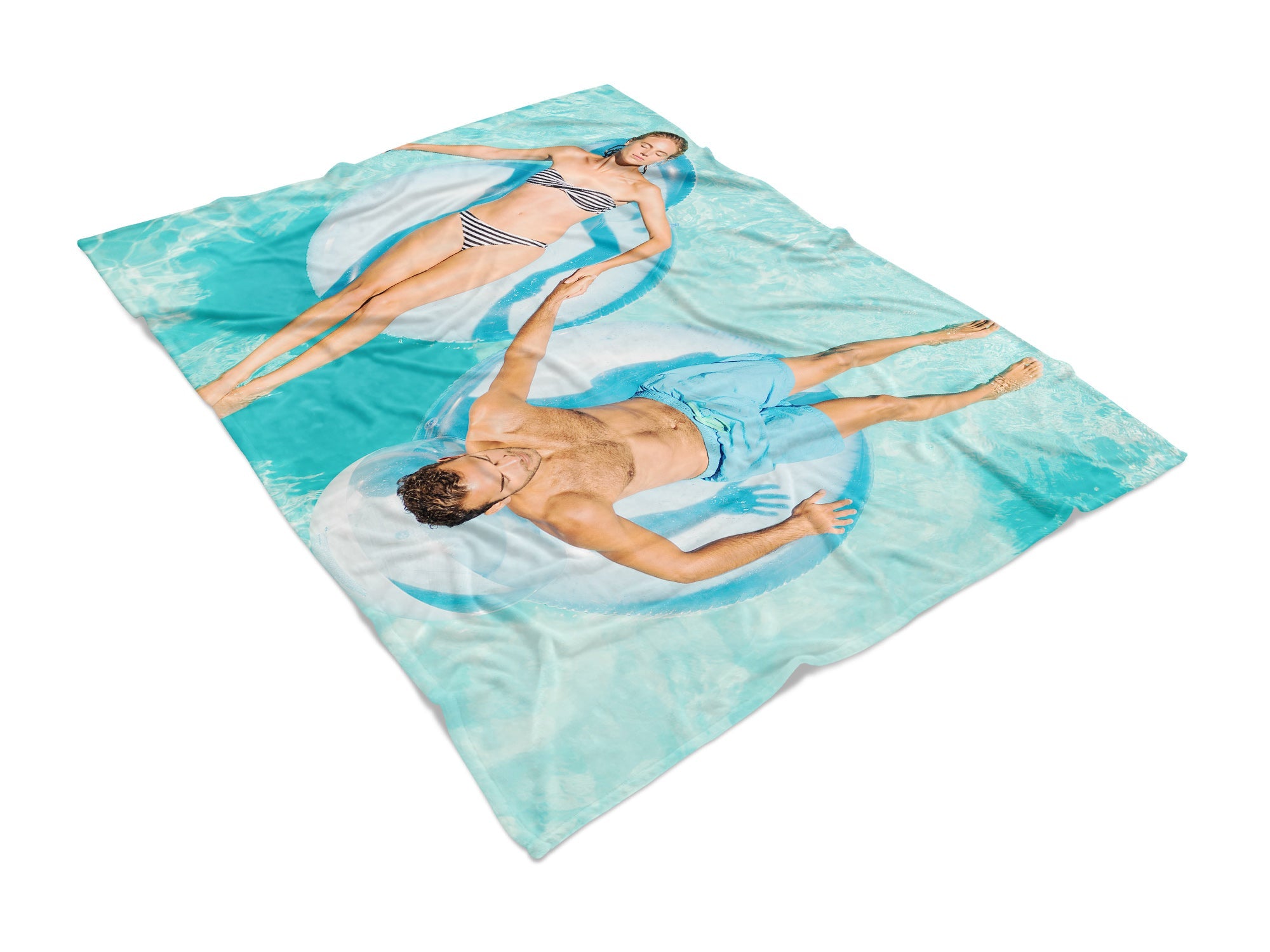 Comme serviette de plage